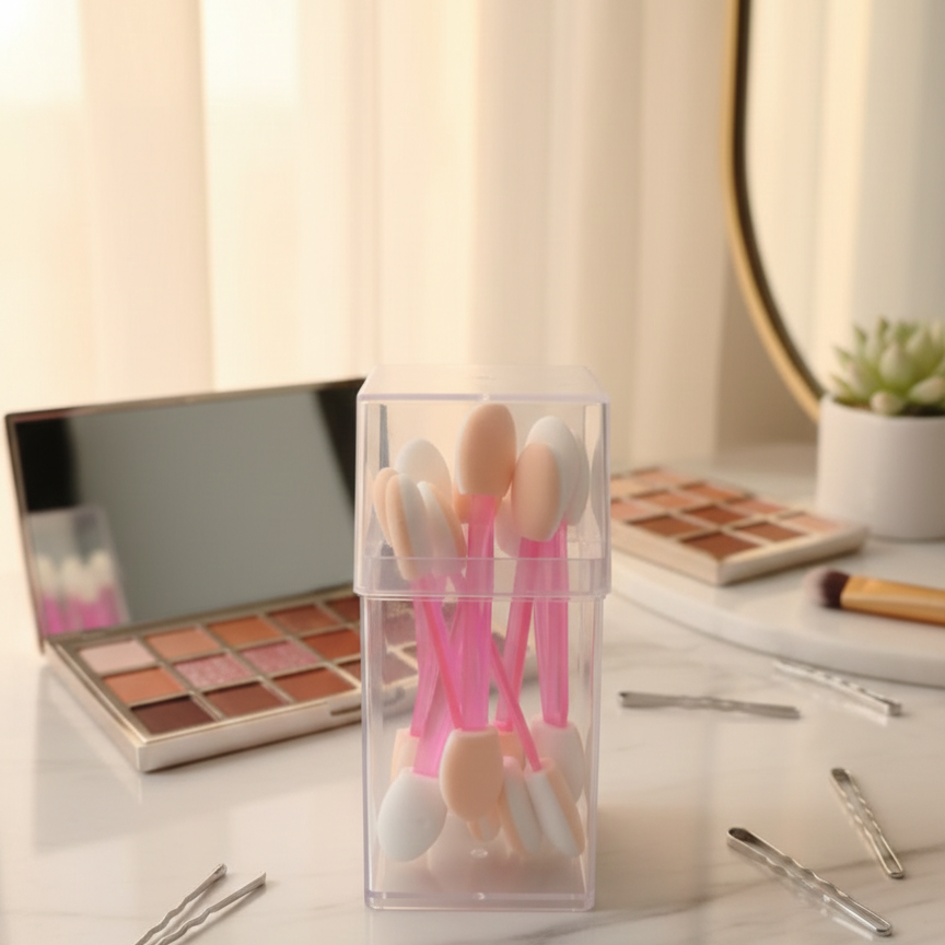 10 Pcs Eyeshadow Blending Brushes Set Abs Plastic Makeup Brushes