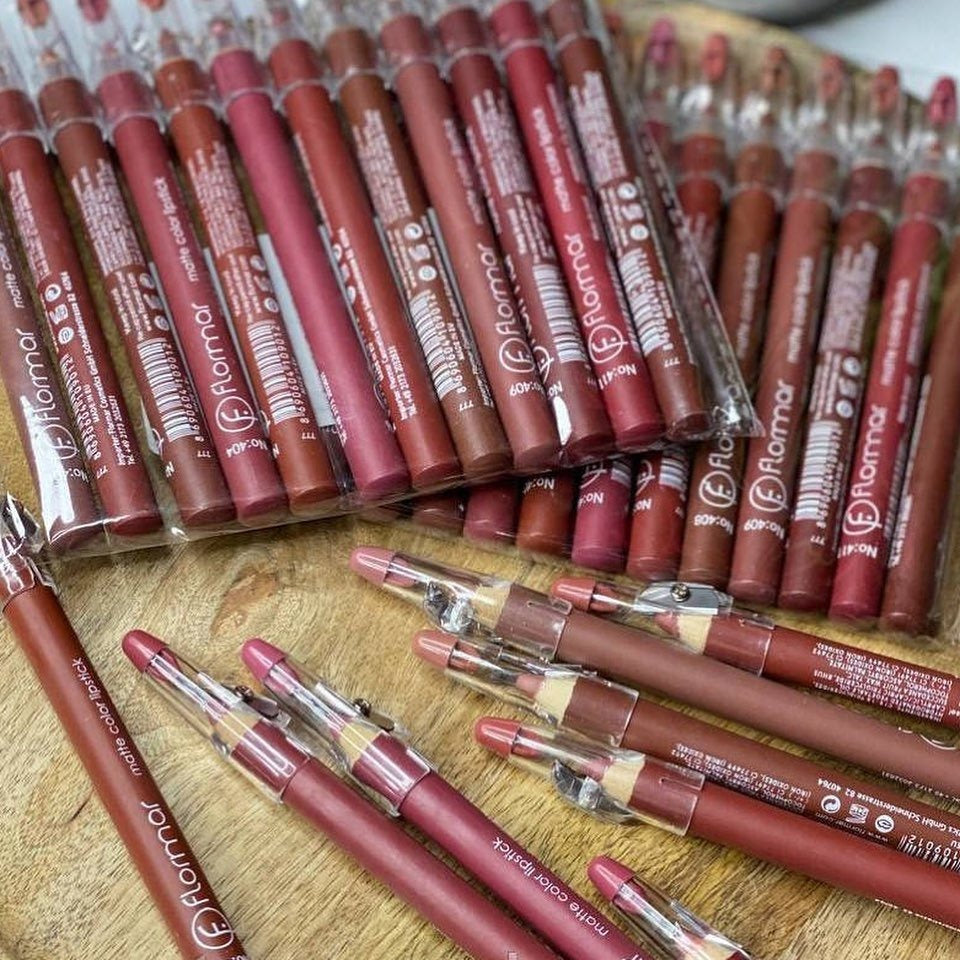 Flormar Waterproof Lip Pencil Set Of 12