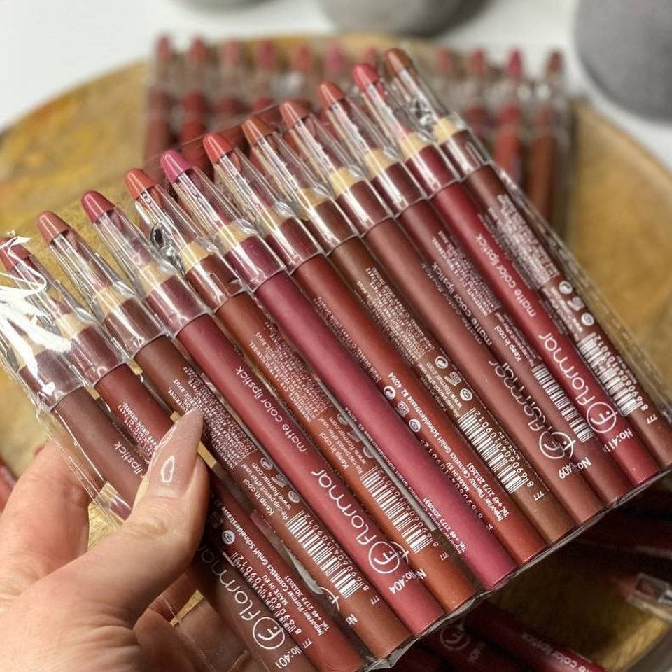 Flormar Waterproof Lip Pencil Set Of 12