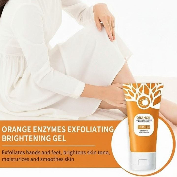 Orange Enzymes Exfoliating & Brightening Gel , Deep Cleansing Face Gel