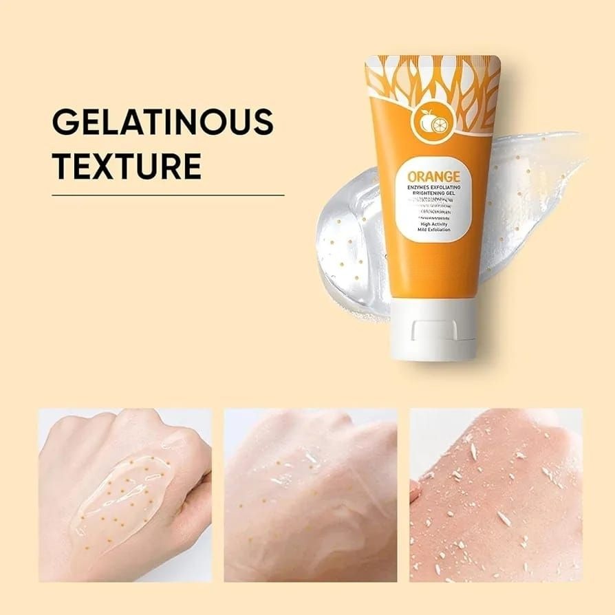 Orange Enzymes Exfoliating & Brightening Gel , Deep Cleansing Face Gel