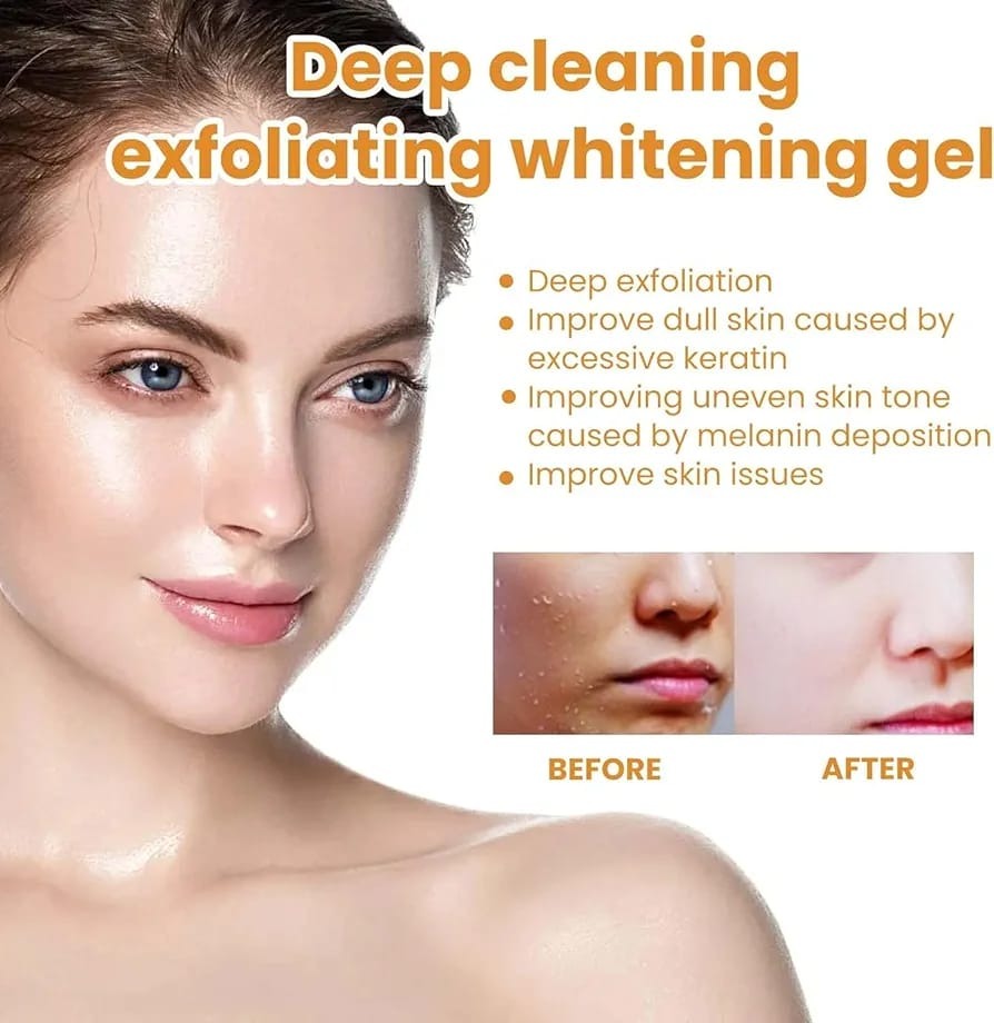 Orange Enzymes Exfoliating & Brightening Gel , Deep Cleansing Face Gel
