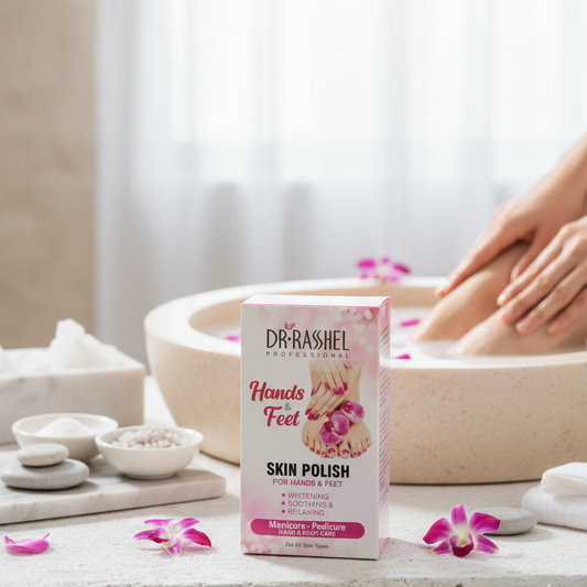 Dr Rashel Hand & Foot Skin Polish ,Powder Formula with Blonder Powder