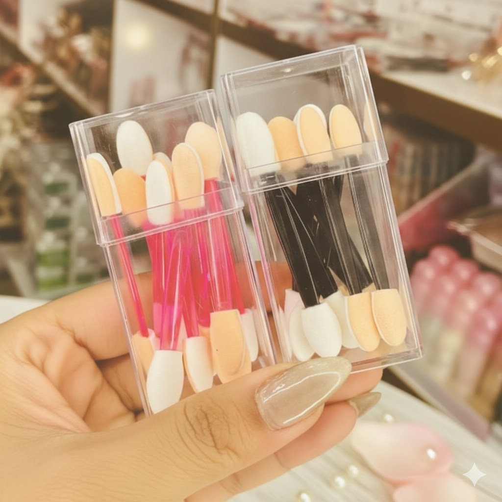 10 Pcs Eyeshadow Blending Brushes Set Abs Plastic Makeup Brushes