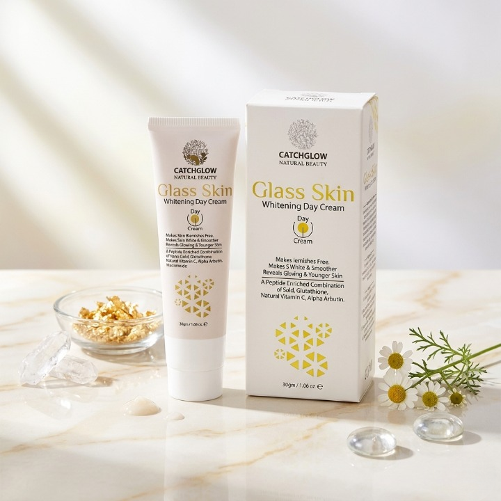 Catchglow Natural Beauty Glass Skin Whitening Day Cream
