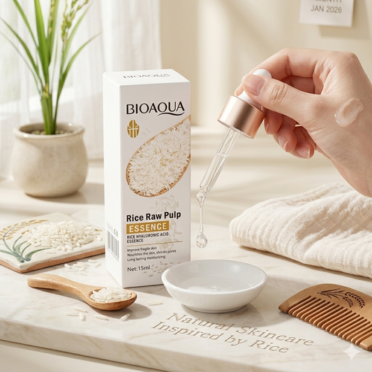 Bioaqua Rice Serum Natural Moisturizing Anti Aging Skin Care Face (15ml)